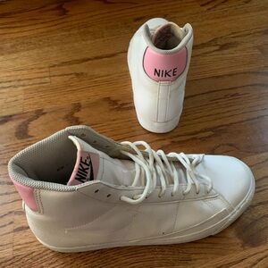 Vintage 2009 Nike Blazer Women’s 8.5 Basketball Shoes Mid Men’s 7 white pink 7Y